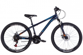 Велосипед ST 26 Discovery RIDER AM DD рама-13 темно-синий с оранжевым  0153/OPS-DIS-26-525