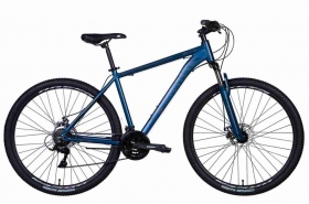 Велосипед алюміній 29 Discovery BASTION AM DD рама-19 синій (матовий) 2024/ OPS-DIS-29-189/0165