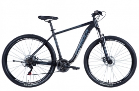 Велосипед сталь 29 Formula KOZAK AM DD рама-19,5 чорно-сірий (матовий) 2024/ OPS-FR-29-249/0160