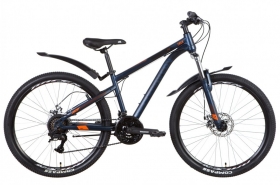 Велосипед ST 26 Discovery TREK AM DD  рама-18 сине-черный (м)   с крылом Pl 0194/OPS-DIS-26-485